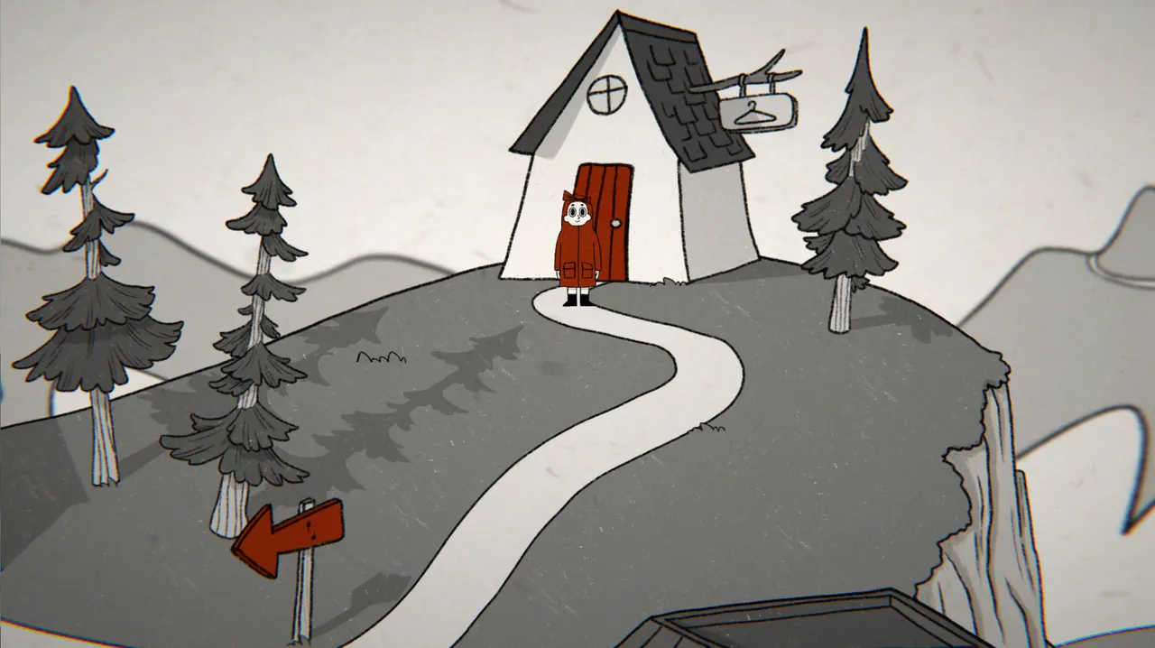 The game shows off a beautiful hand drawn art-style.