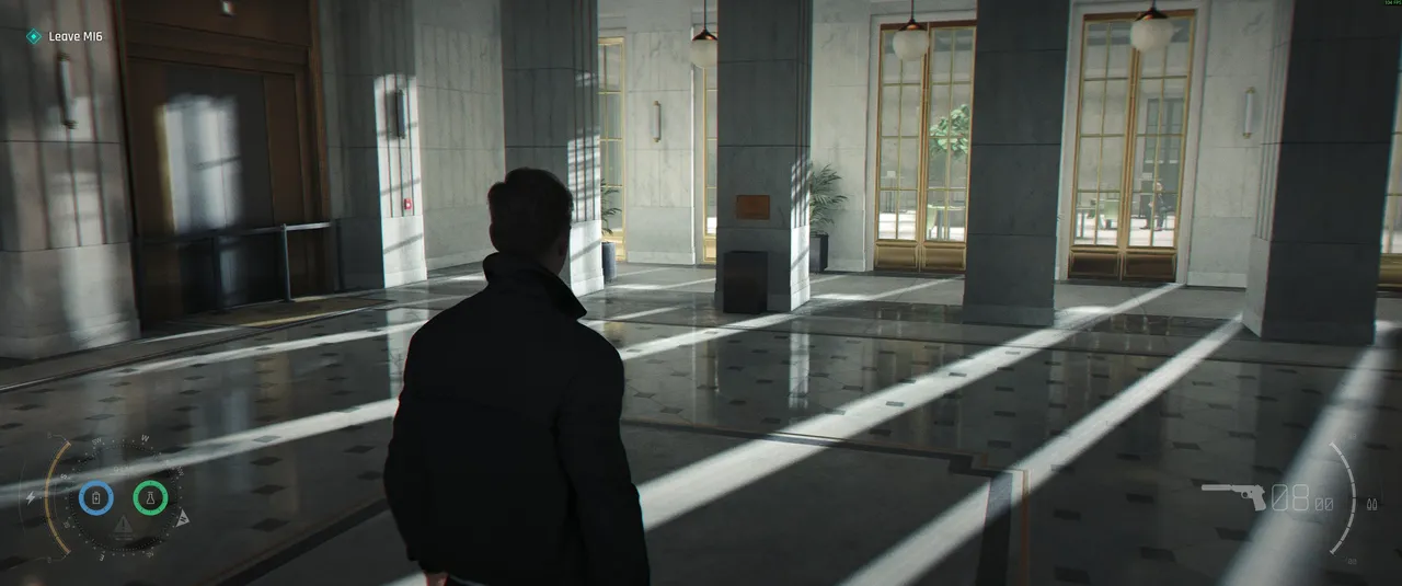 Leaving MI6. The corridors of British intelligence have never looked this good in a video game.
