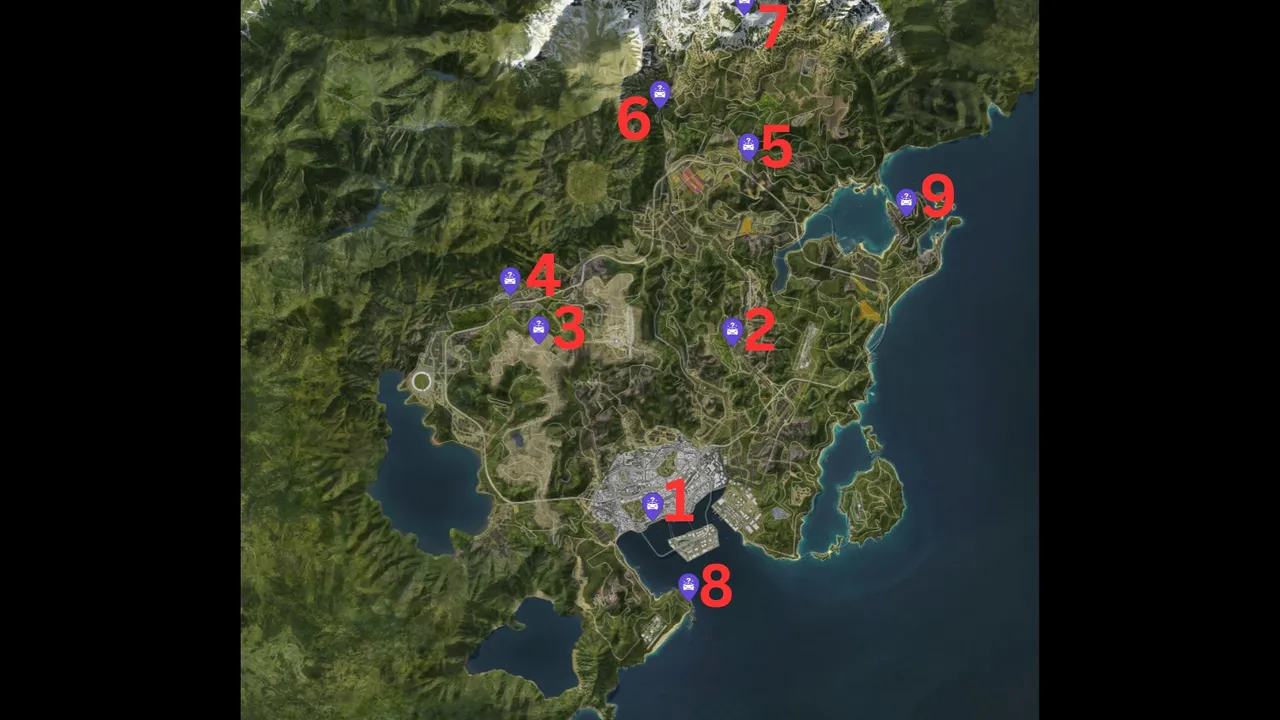 All Treasure Car Locations in Forza Horizon 6