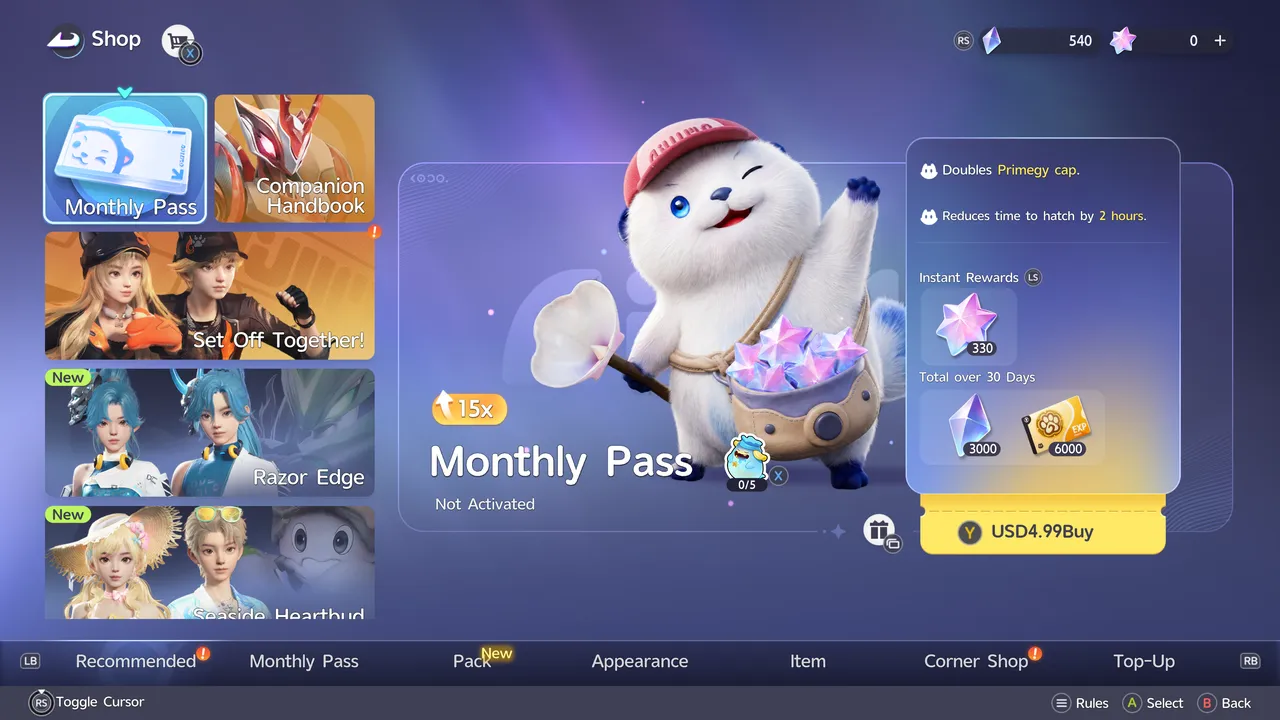 Microtransactions are in the very core of Aniimo's gameplay; so expect a lot of opportunities to buy stuff, if you want, of course.