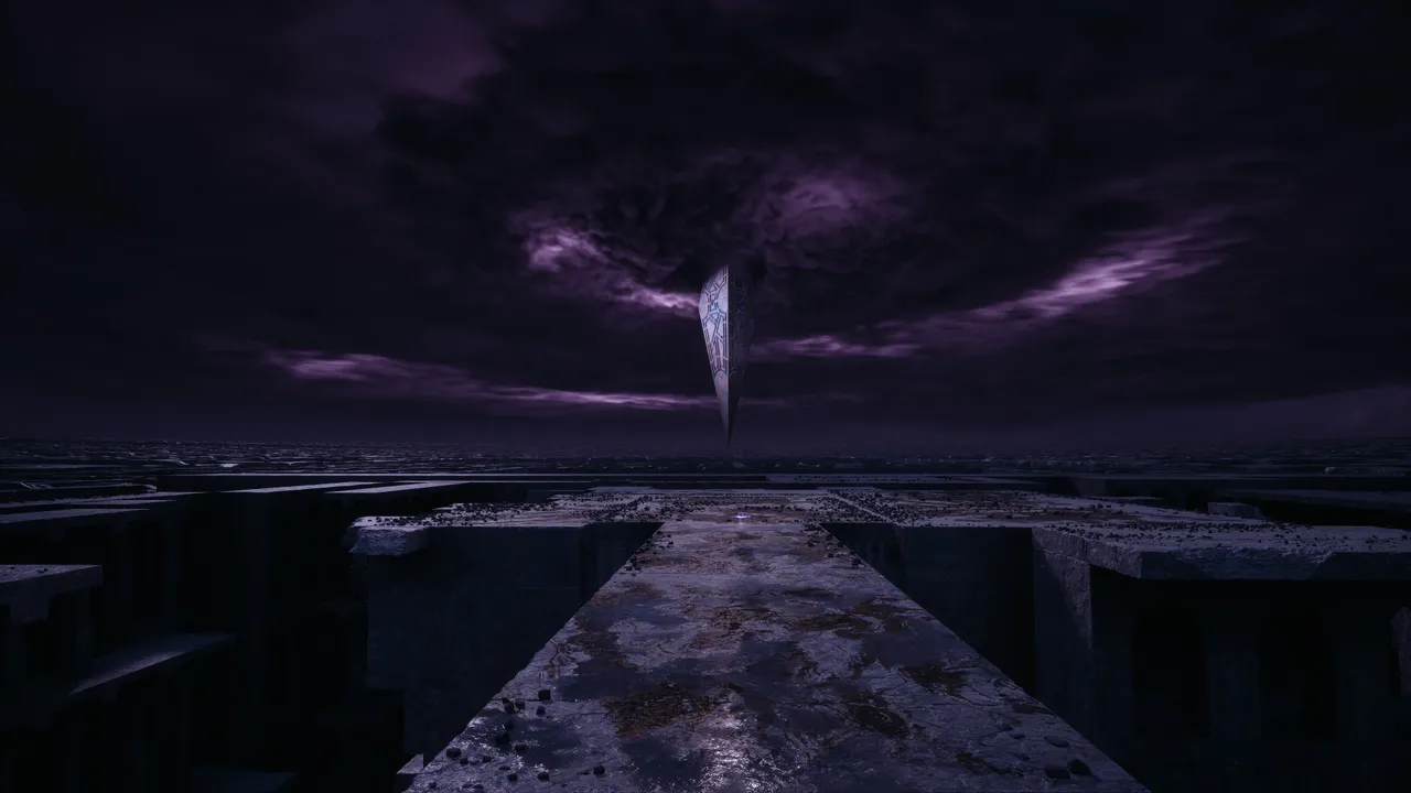 The labyrinth stretches on forever, with Leviathan looming over it all