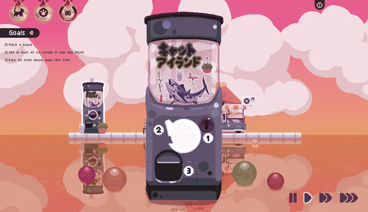 The Gashapon in Cat Isle is as addictive as a real one would be.