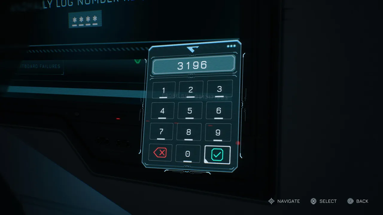 3196 is the code, derived by converting each letter of CAIF to its position in the alphabet. Enter it here to unlock the terminal.