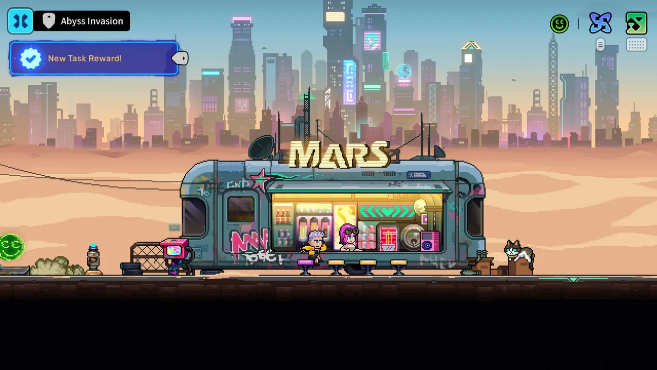 The game's hub is really huge, so much so that you can easily get lost inside of it.