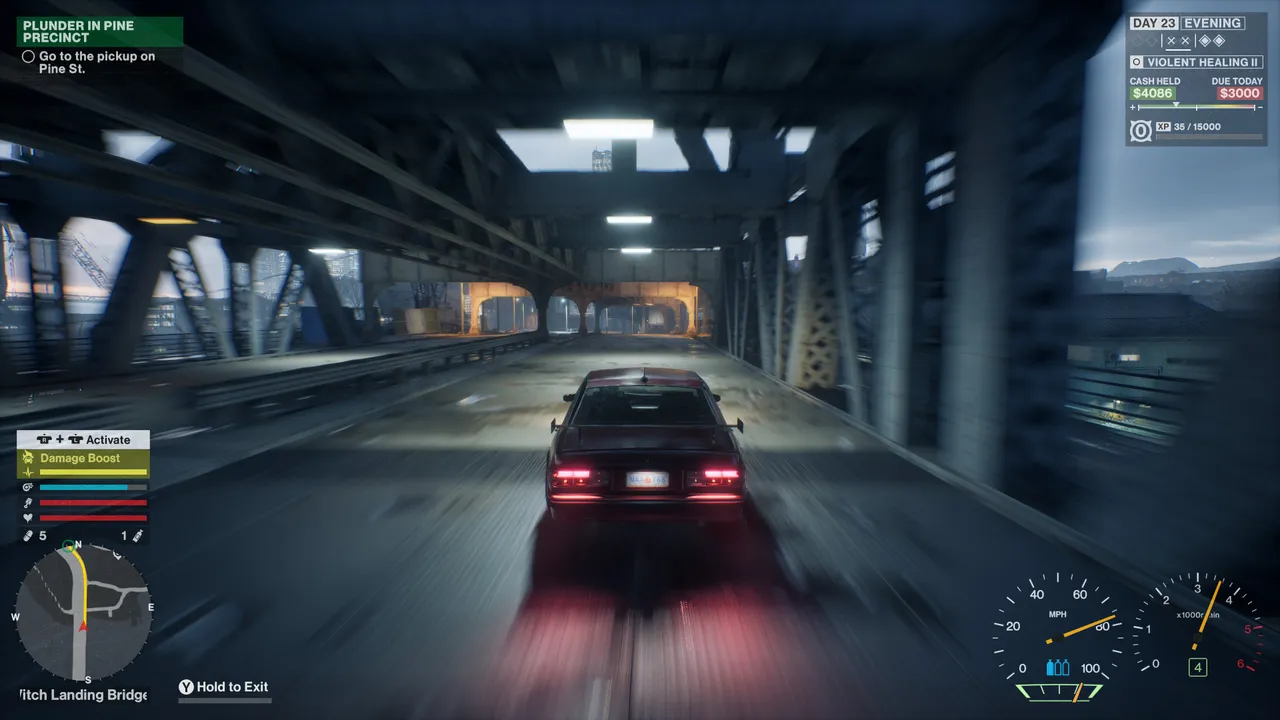 Driving mechanics aren't the most satisfying system in Samson, but there are some bits of fun here