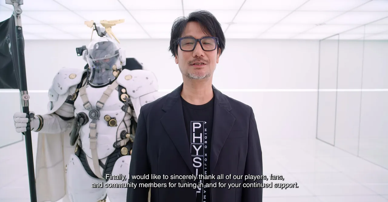 Kojima also thanked his fans for the continued support over the years