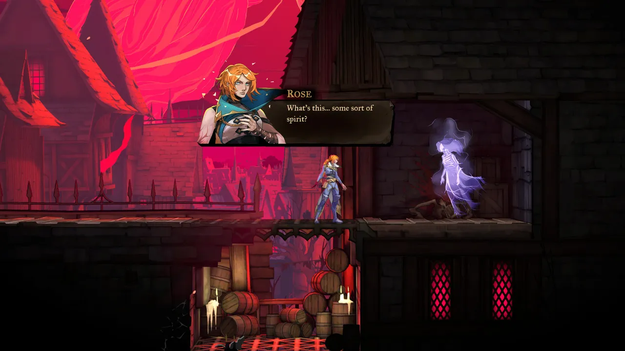 The helpful ghosts you meet are optional, not a mandatory thing.