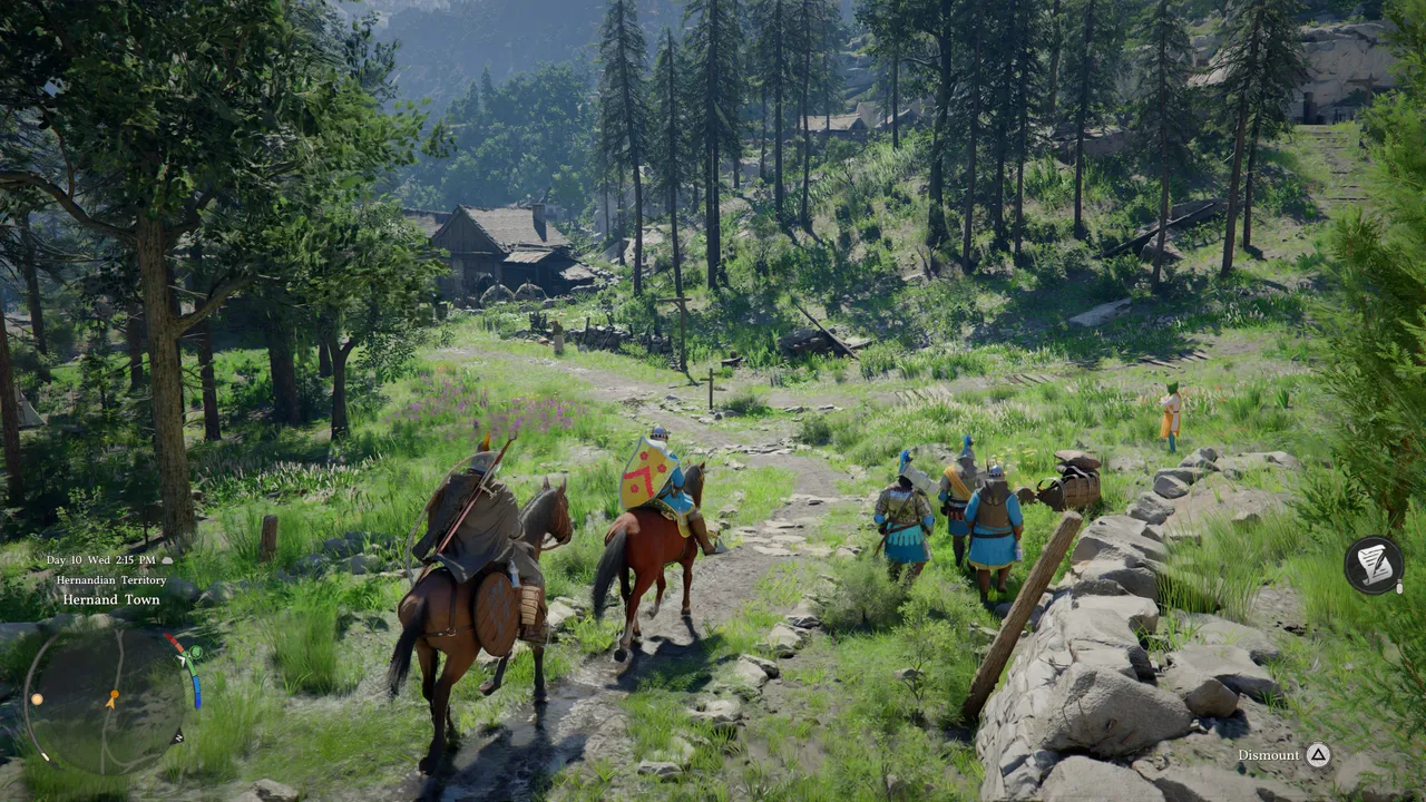 Traversal is one of Crimson Desert's quiet pleasures. The world looks spectacular from horseback. It is just a shame there is not more waiting at the destination.