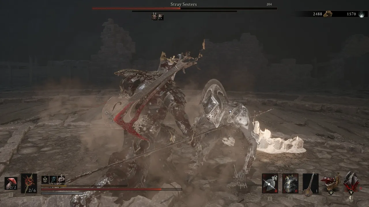 Defeating the Twin Sesters triggers the Stray Sesters fight