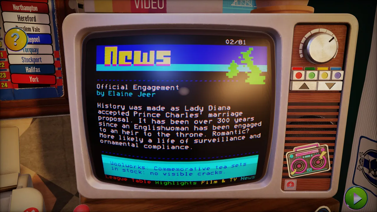 That little telly in your office keeps you updated on world events, from royal engagements to Reagan's presidency