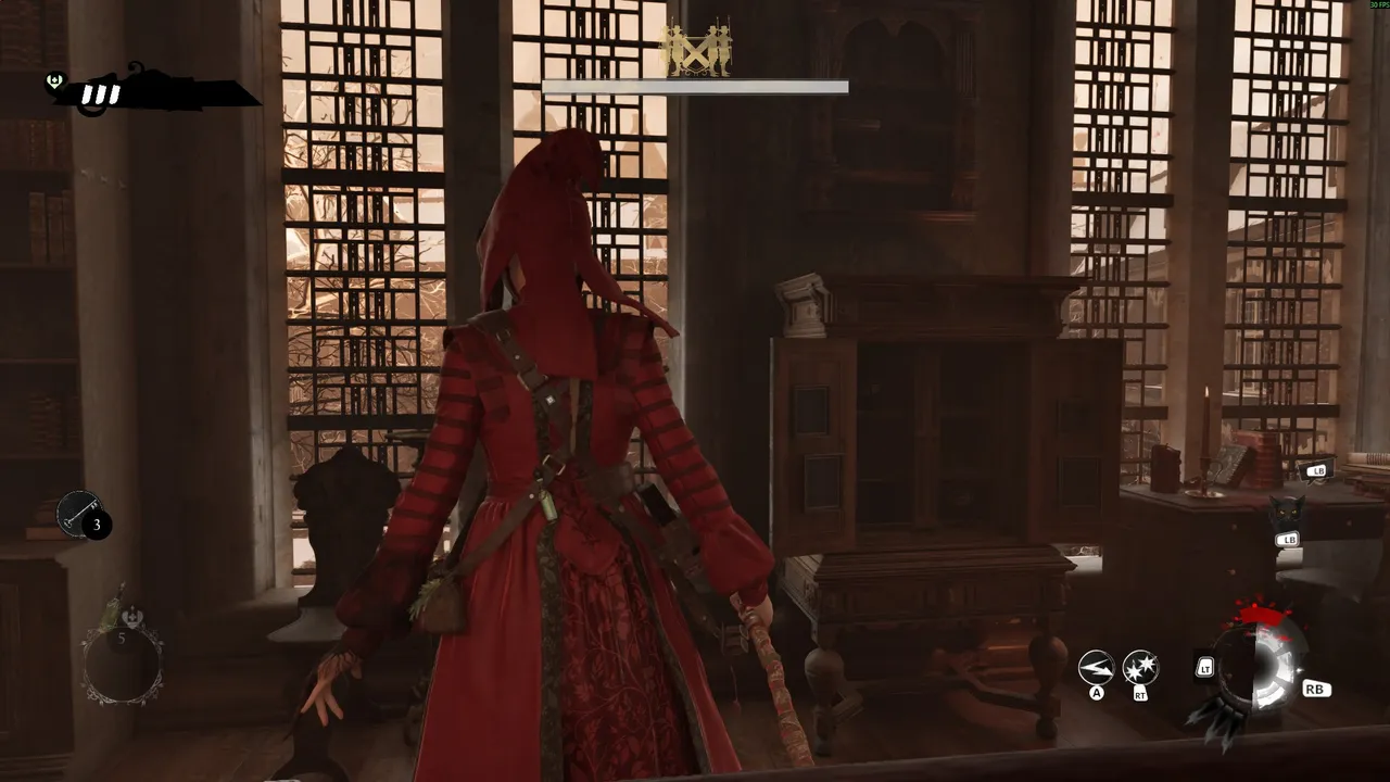 Everything you need in Athenaeum Illustre is located inside the room where the woman is taken to. Enter it and loot everything inside, along with reading some important documents.