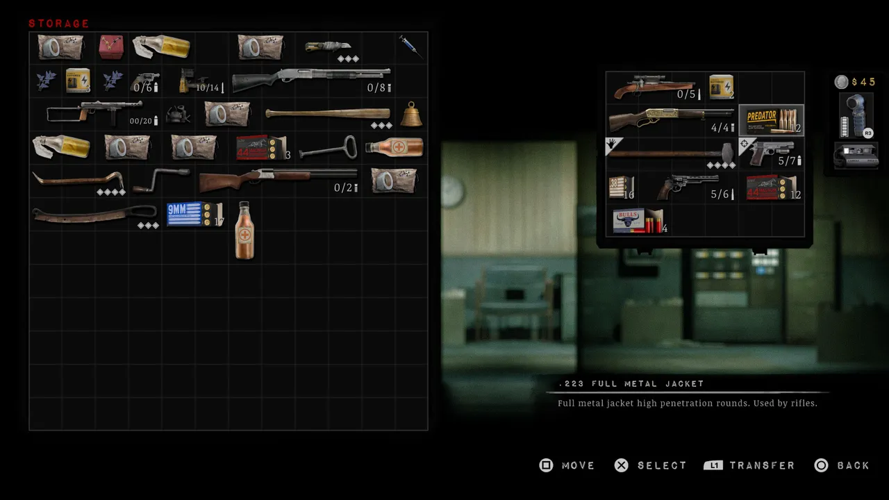 The inventory becomes overcrowded very easily in Silver Pines.
