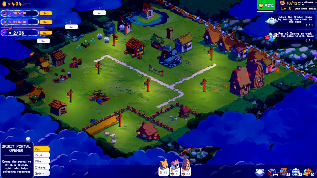 Spiritstead is a cosy village builder through and through.