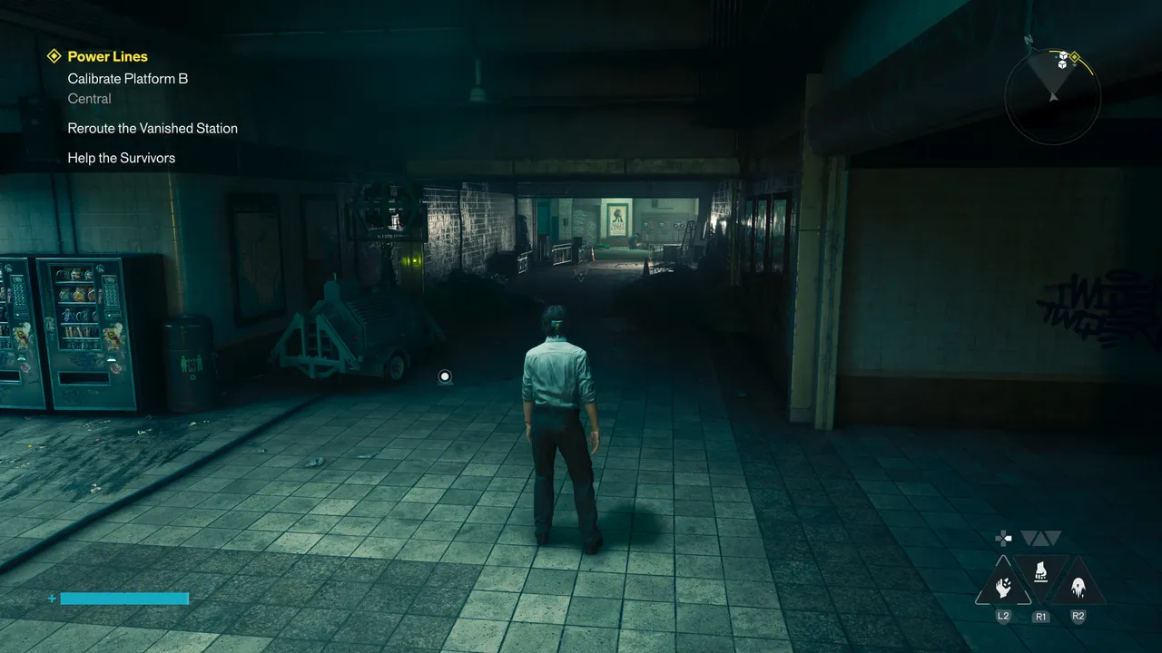 With the floodlights off, the door to the survivors finally opens.