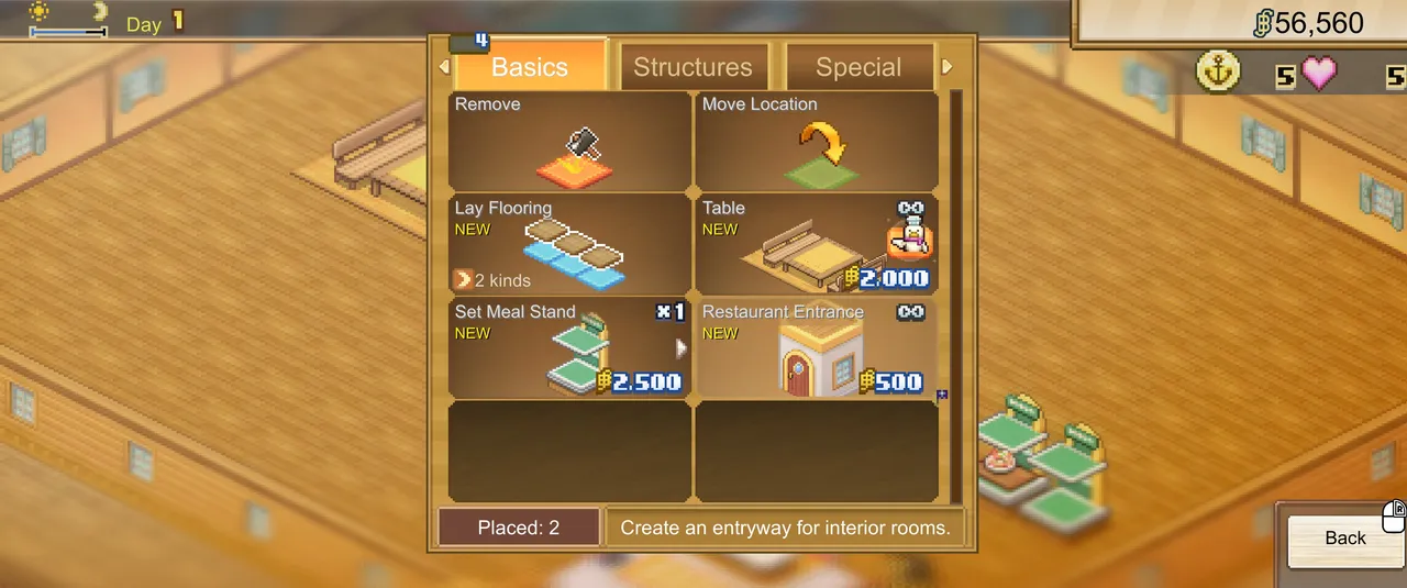 Furniture pieces look different in pictures, but once you install them in the restaurant, they kind of blend in with the overly beige colour palette.