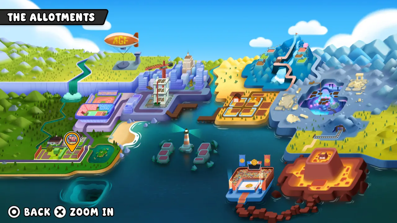 From quiet allotments to a lava-filled volcano, the arenas bring plenty of variety.