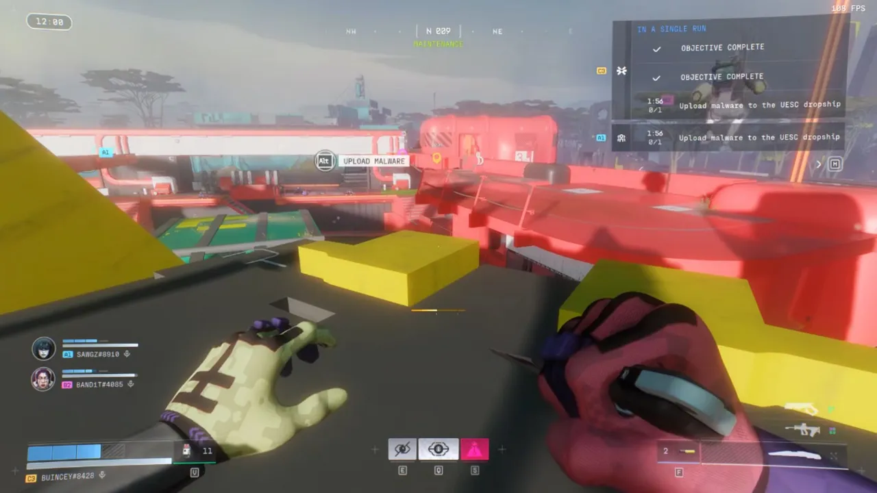 Get on top of the dropship to upload the malware.
