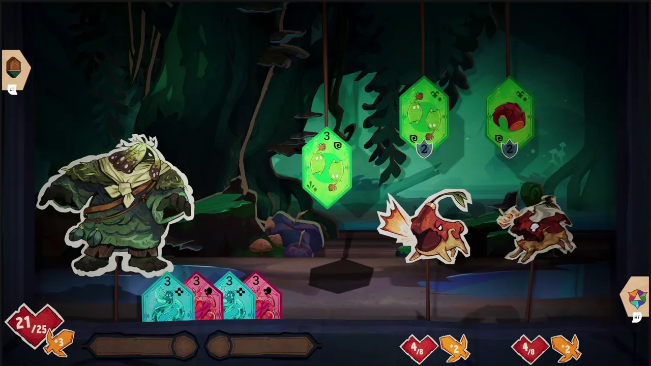 The puppet-theatre card battles are where Beastro truly shines — visually striking, charming, and surprisingly strategic.