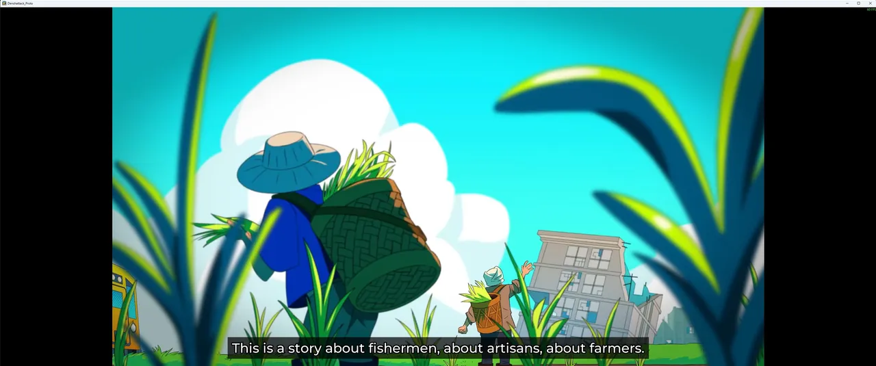The climate disaster that reshaped Japan sits quietly in the background of almost every scene, told through the people still trying to live off the land rather than through exposition.