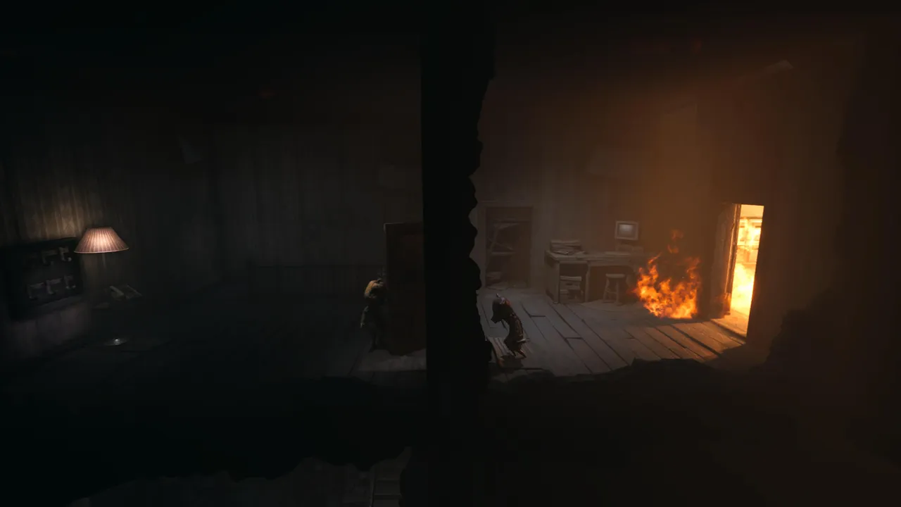 Although opposite sides, the Prisoner and Soldier must work together to survive.