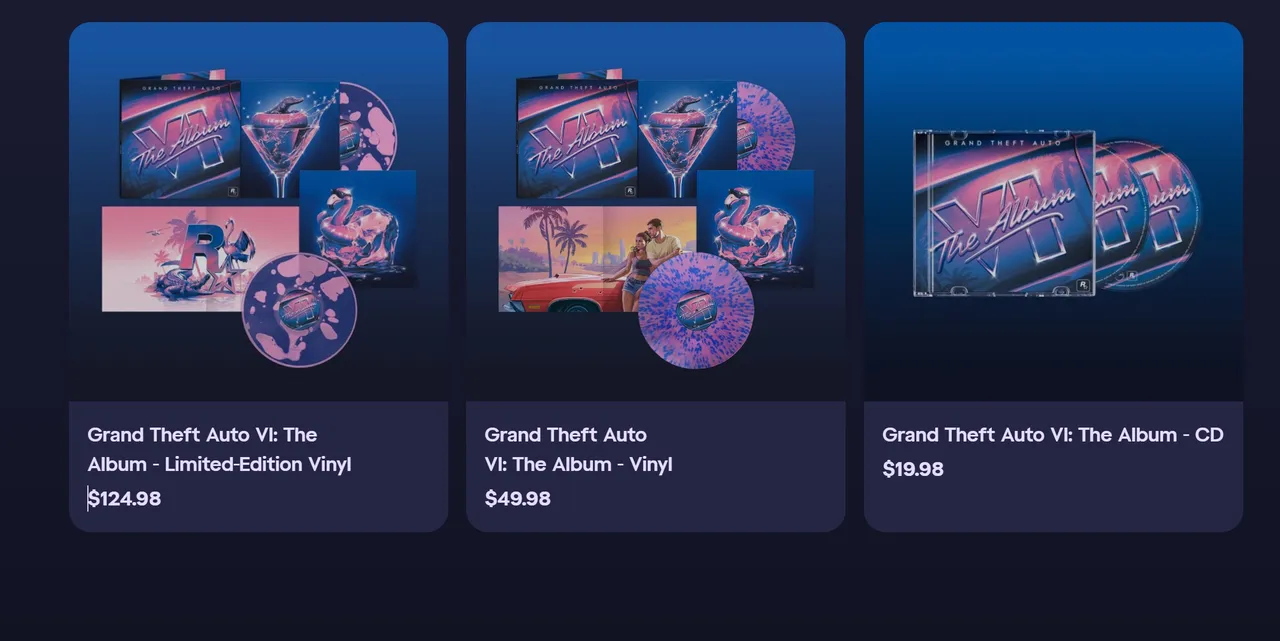 GTA VI Album editions