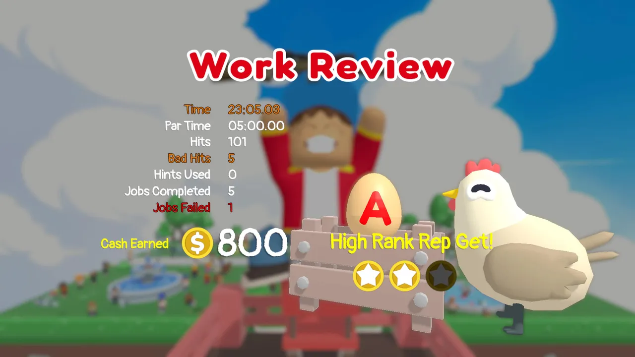 An A rank with a handful of bad hits along the way is about as fitting a scorecard as this game could hand out.