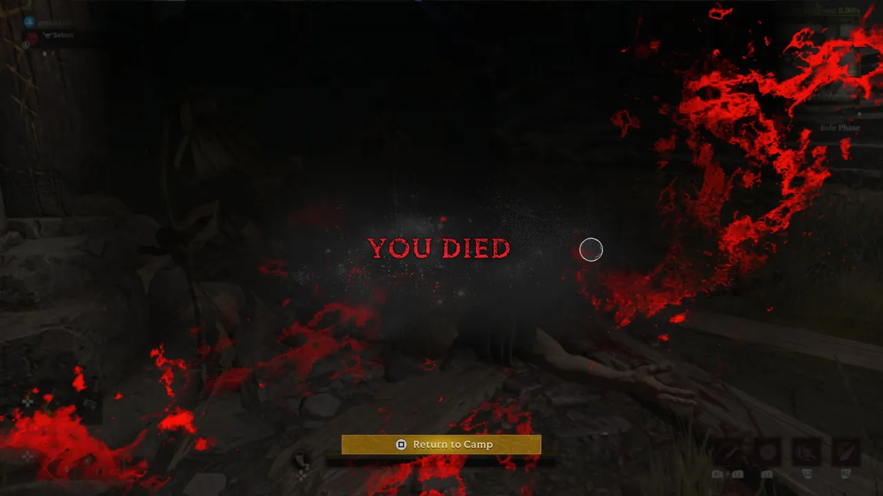 You'll see this screen a lot in Mistfall Hunter, not due to the skill issues, but more because you'll be ganged by the teams of three all the time if you decide to play the game solo.