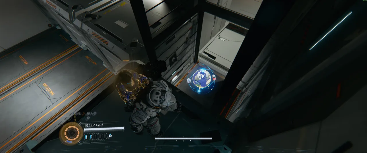 Once the third box is moved, the REM is visible in the gap below. Drop straight down to collect it.