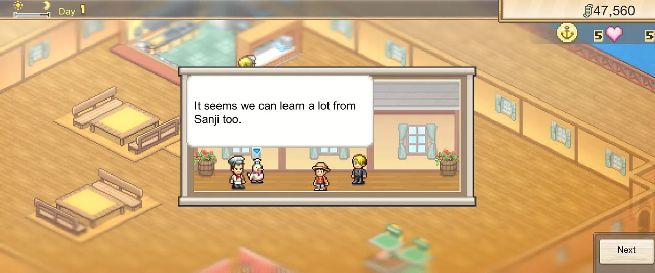 Lines like this one are gone before you know it, so read fast or miss half the conversation.
