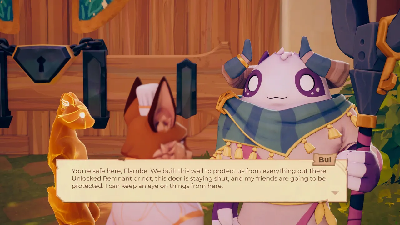 The story has considerably more weight than the cosy aesthetic suggests — characters like Bul give it real emotional grounding