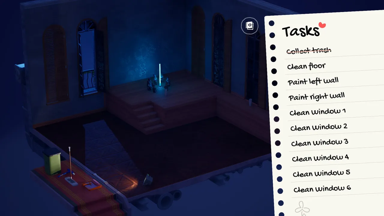 Hozy lays out exactly what needs doing in each space