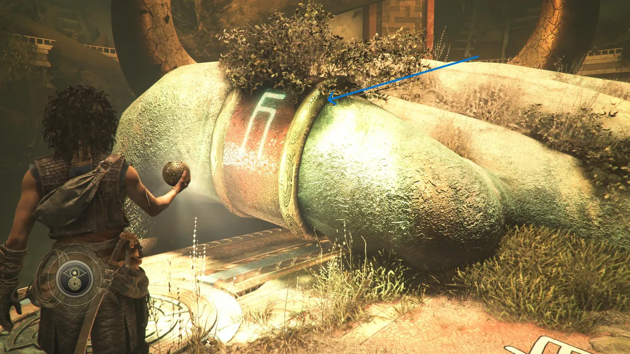 The sphere will reveal the last two symbols Sophia needs.