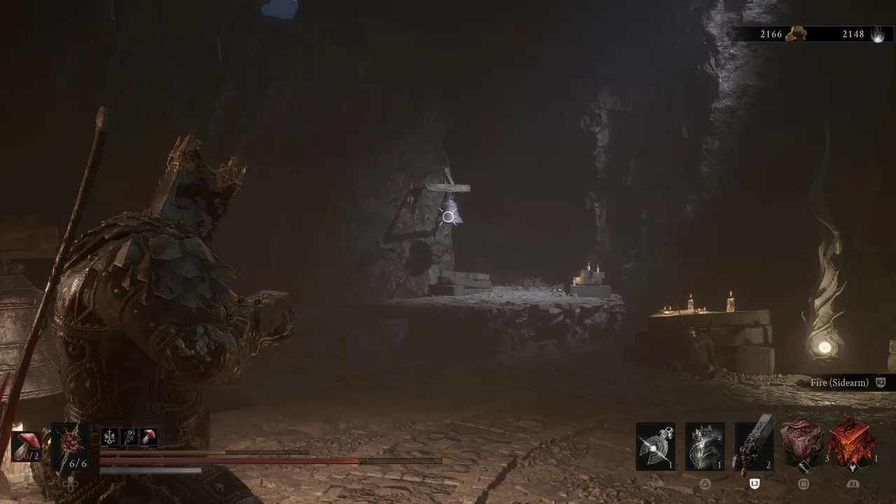 Aim for the bells to trigger the mechanism connecting the platforms