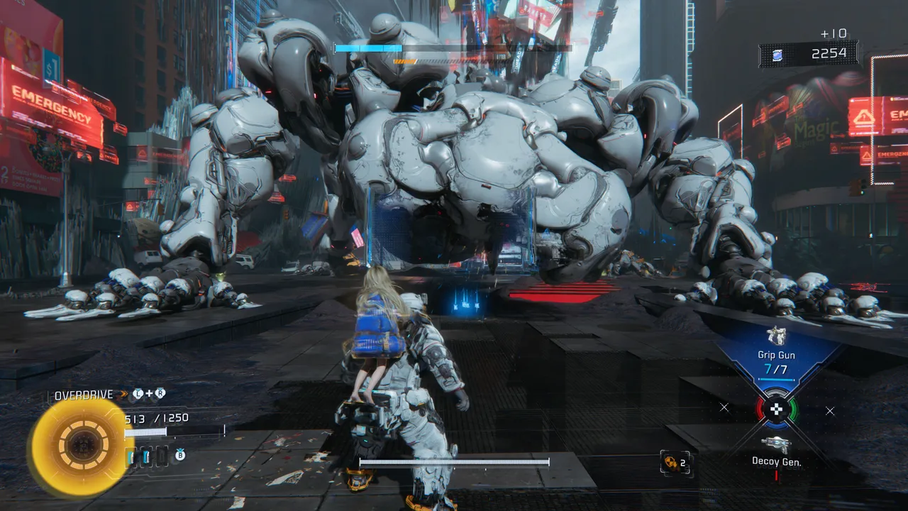 Boss encounters are where the hacking grid gets genuinely complex, and the scale genuinely impressive.