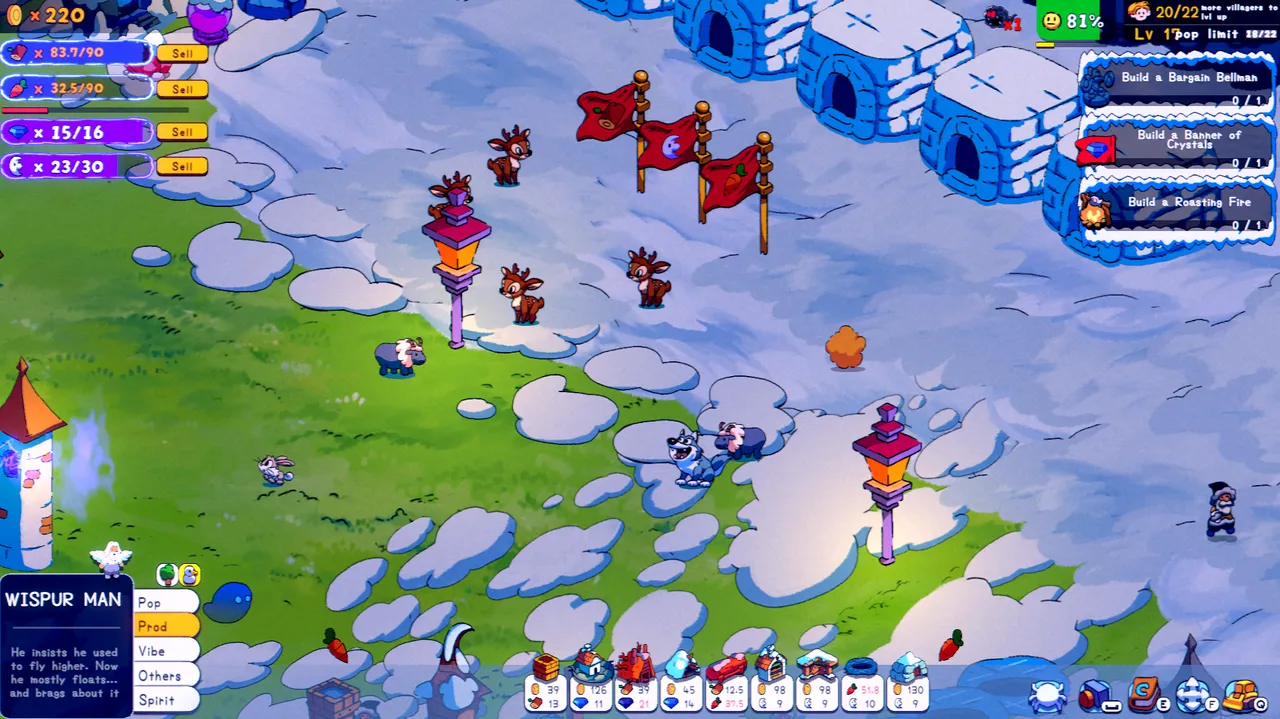 Spiritstead designed their animals with the same love and warmth as their villagers and buildings.
