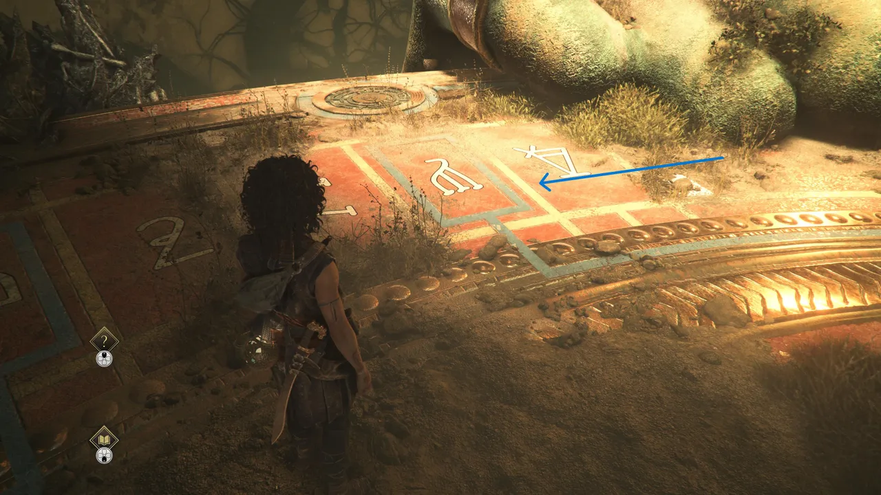 The third symbol you need is right next to the bull's hand.