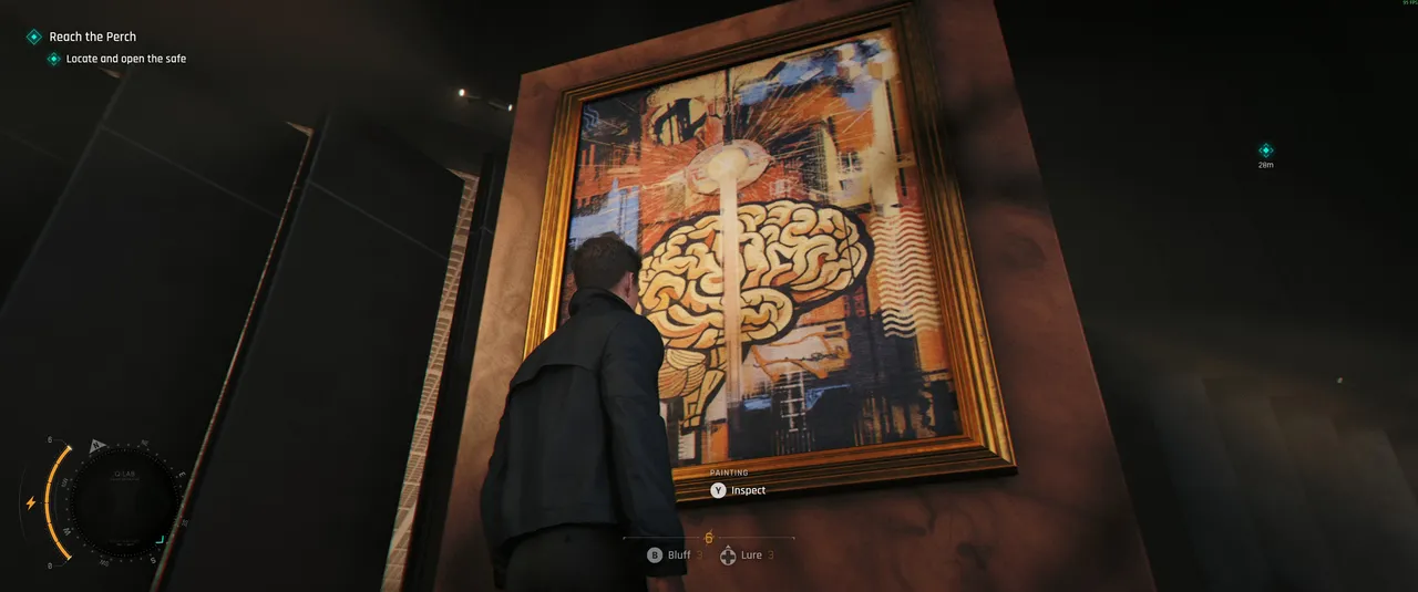 The Painting is one of the four objects you need to inspect. Each item in the sequence provides a single digit, and this one is no exception.