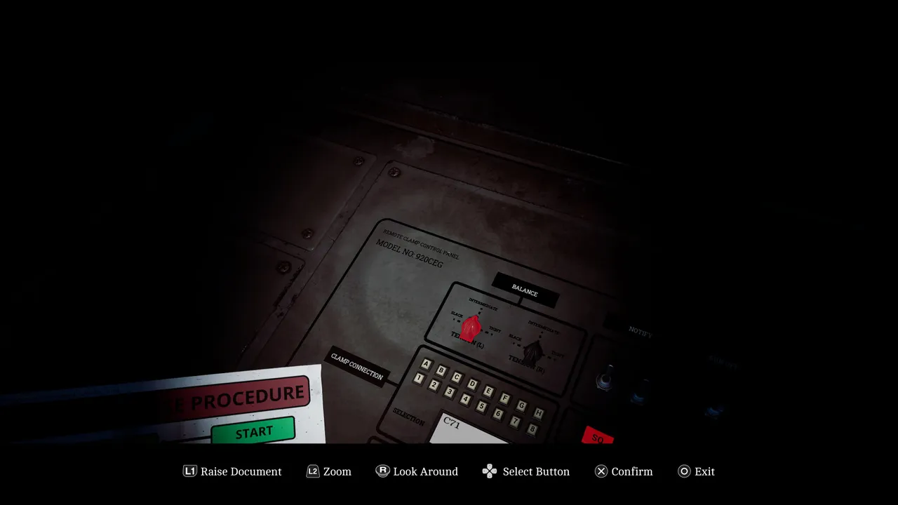 The 920CEG remote clamp control panel is the type on our playthrough. If yours is different, choose different values accordingly.