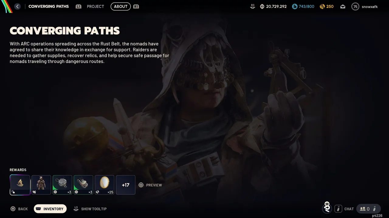 Converging Paths Project in ARC Raiders