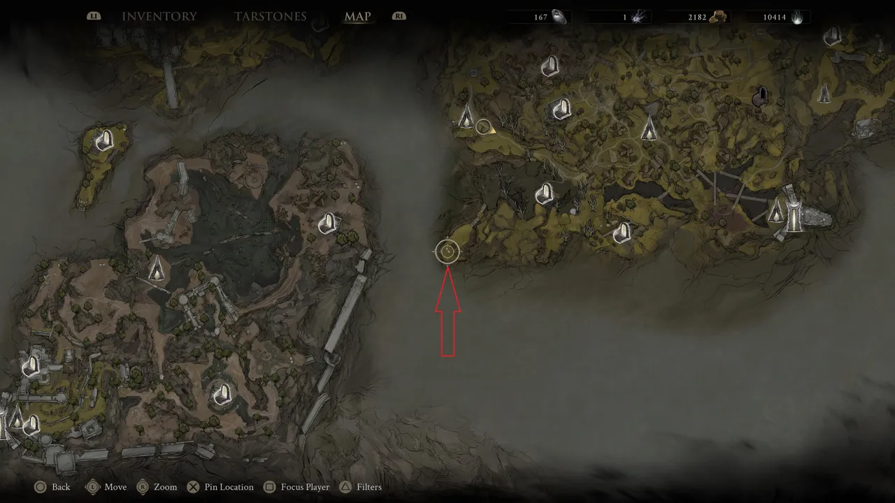 Here you can find the teleporter you can use to enter the western area of Fainweald.