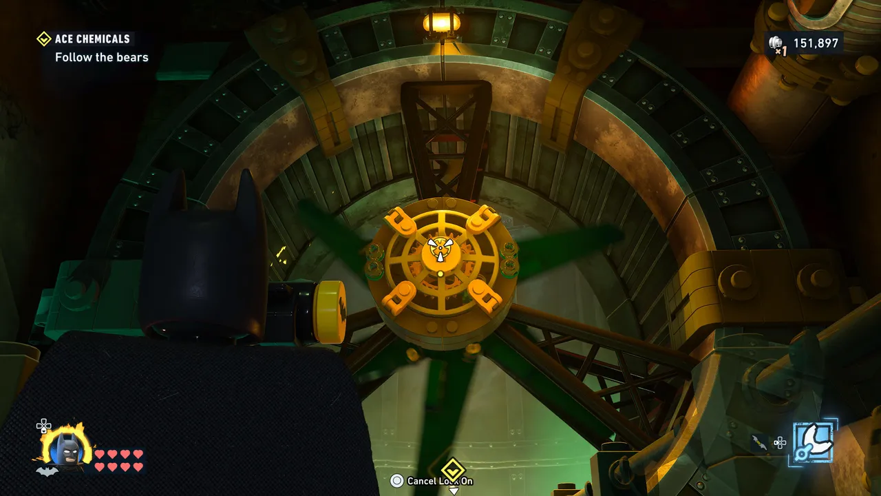 Batman can solve puzzles using the environment, or his gadgets.