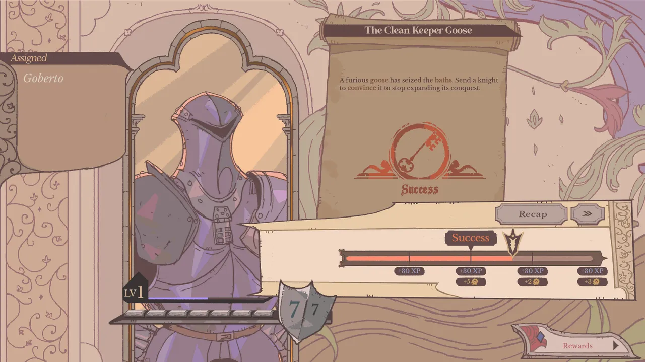 In Sovereign Tower, you can succeed, fail, or get an unexpected outcome.