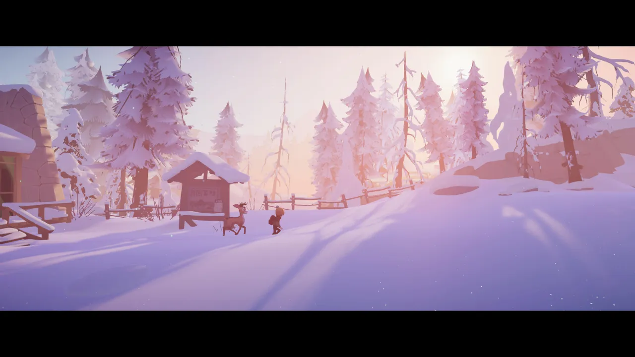 The environments reflect the characters emotional journeys.