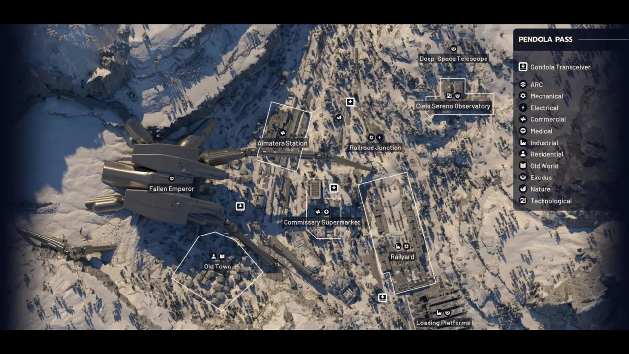 All Areas on the new Pendola Pass map in ARC Raiders