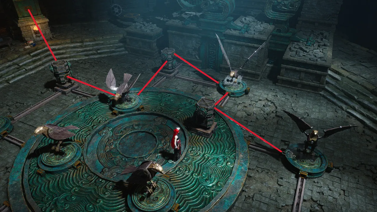 Solving the 5th puzzle activates the lift to the Mohist Hall