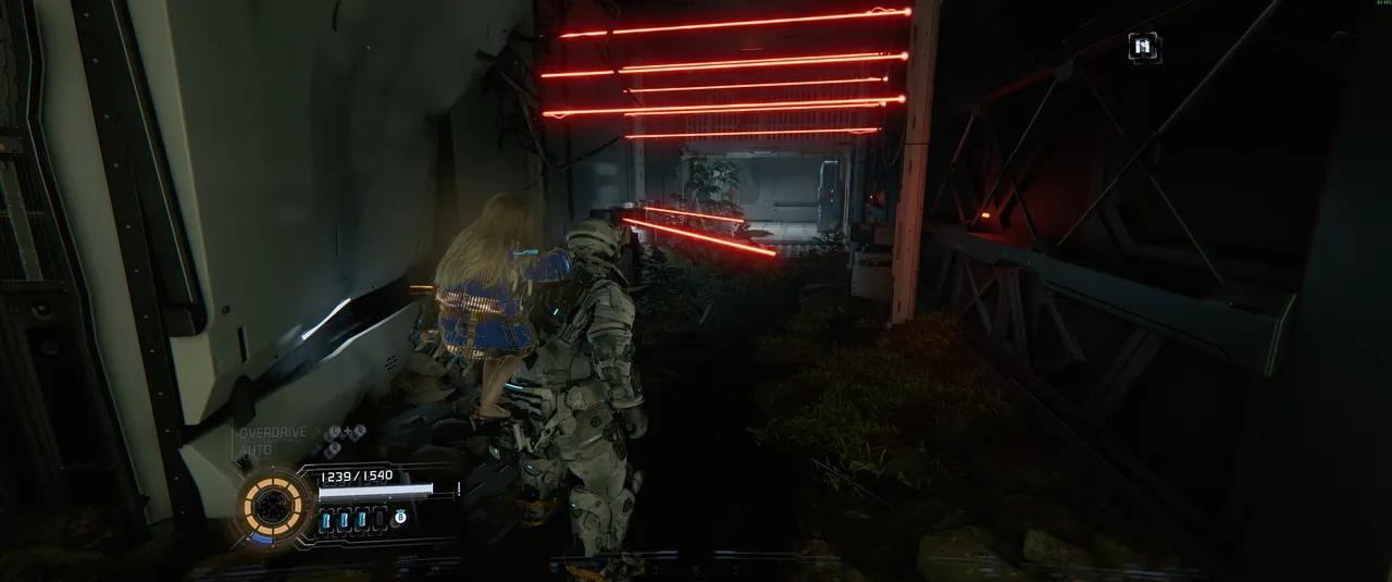 These laser traps are the last obstacle before the REM room. Take them slowly and move between the beams rather than trying to rush through.