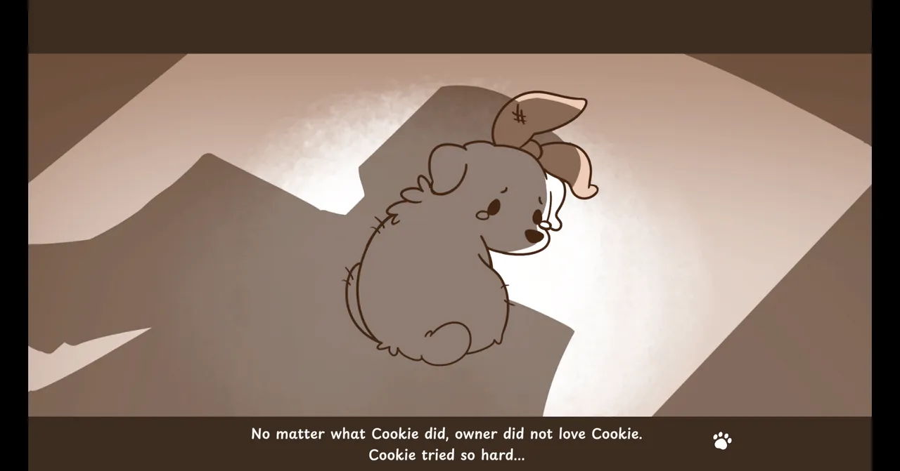 Not all the dogs Claire meets during her journey had an easy life.