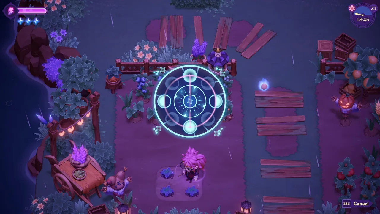 Spells are cast by tracing glyphs on screen