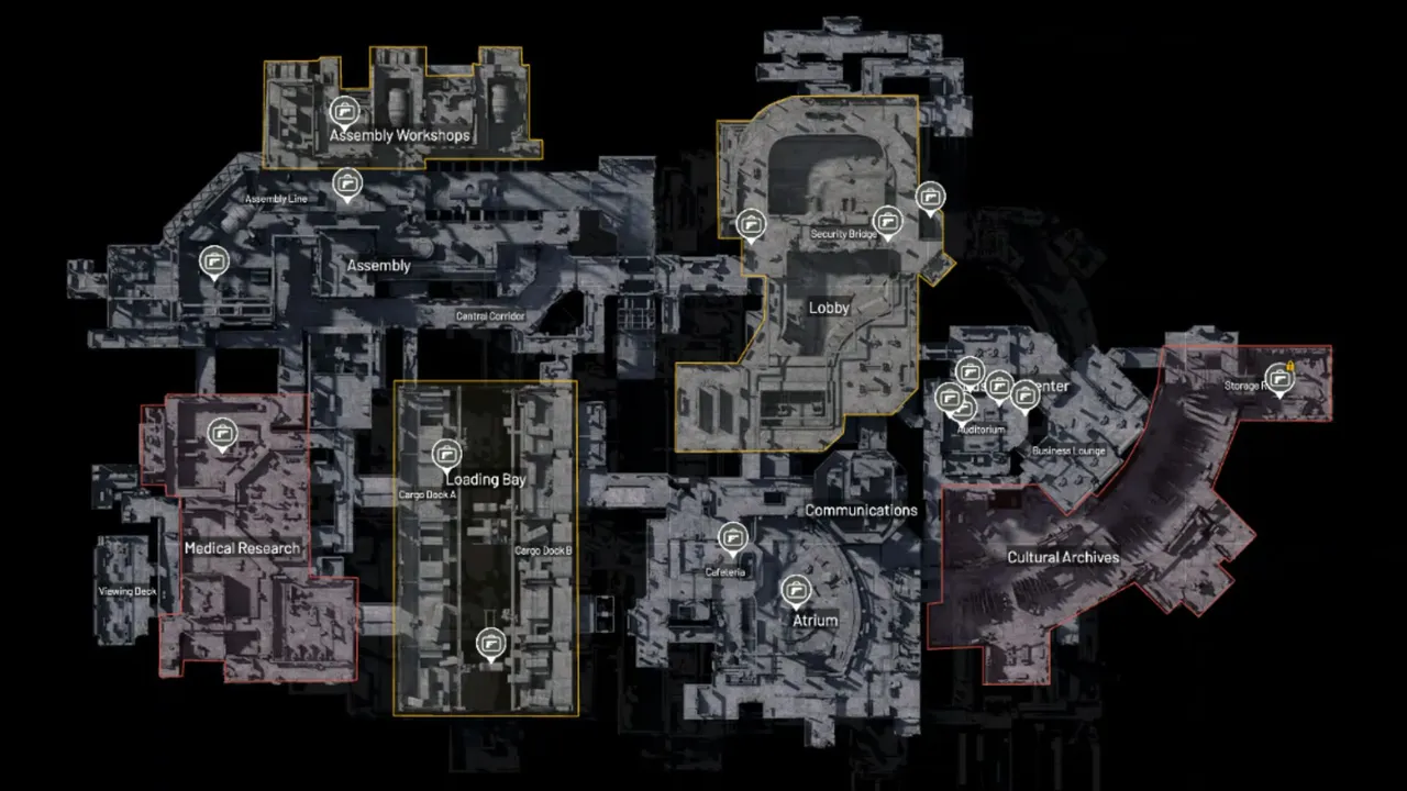 All Weapon Crates in Stella Montis