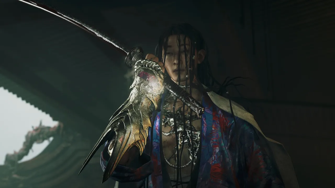 Onimusha: Way of the Sword - Sasaki Ganryu, one of the main story bosses you'll cross paths with